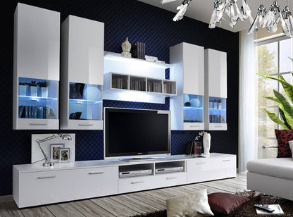 Dorade Entertainment Unit in White Gloss