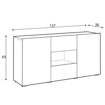 Delos 26 Sideboard Cabinet 137cm