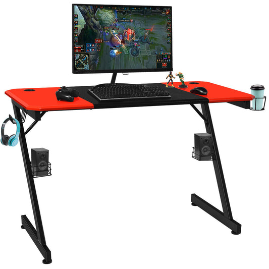 Z-Shaped Carbon Fiber Surface Gaming Desk