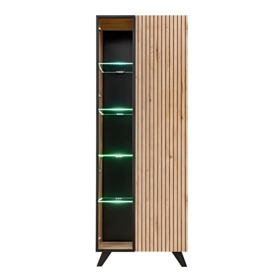 Liam Tall Display Cabinet 70cm