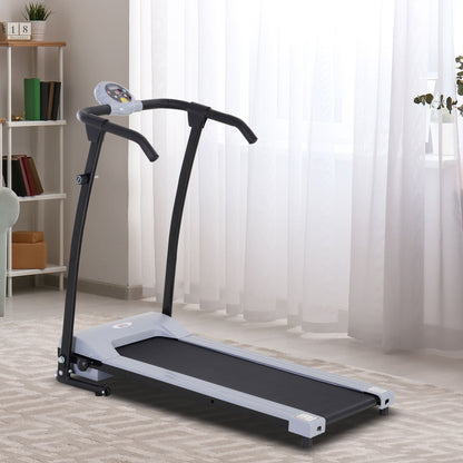 Foldable Walking Treadmill, Aerobic Exercise Machine w/ LED Display, for Home, Office, Fitness Studio