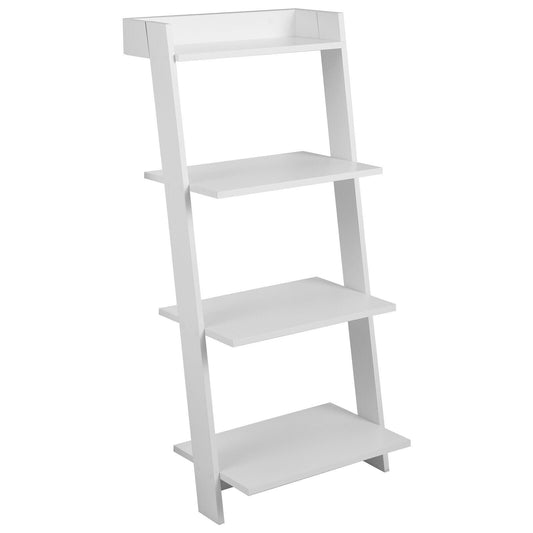 4-Tier Ladder Shelf with Anti-Toppling Device