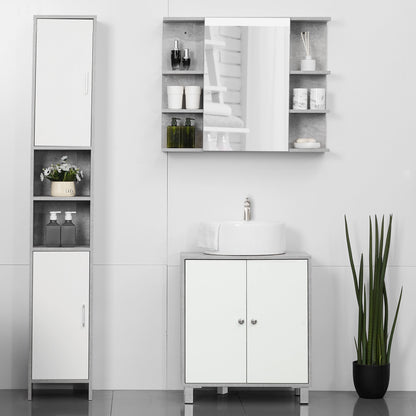 Bathroom Under Sink Cabinet Vanity Unit with Adjustable Shelf Space Saver 834-383