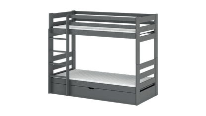 Wooden Bunk Bed Aya With Storage