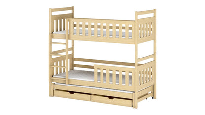 Klara Bunk Bed with Trundle and Storage