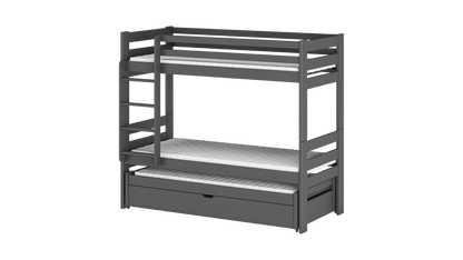 Lessi Bunk Bed with Trundle and Storage