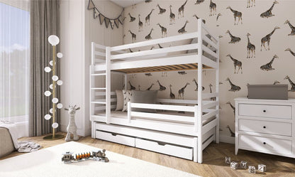 Luke Bunk Bed with Trundle and Storage