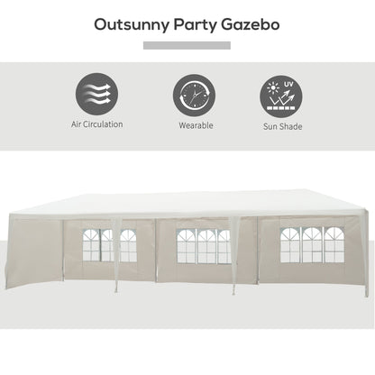 Waterproof White Party Canopy 3m x 9m