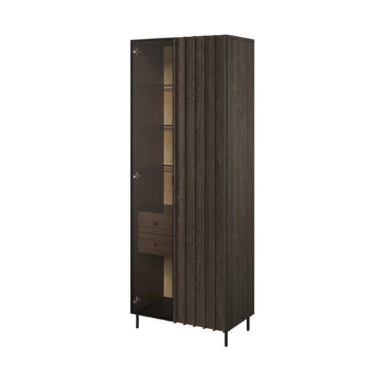 Piemonte PE-02 Tall Display Cabinet 73cm