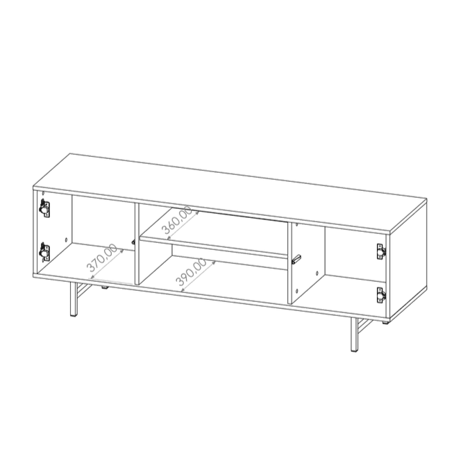 Preggio TV Cabinet 150cm