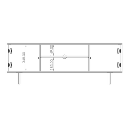 Preggio TV Cabinet 150cm