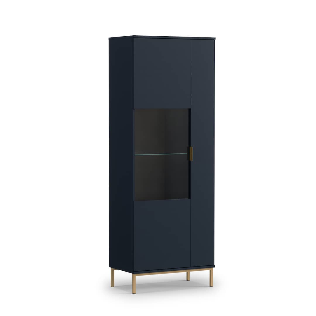 Pula Tall Display Cabinet 70cm