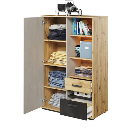 Qubic 05 Storage Cabinet 90cm with LED