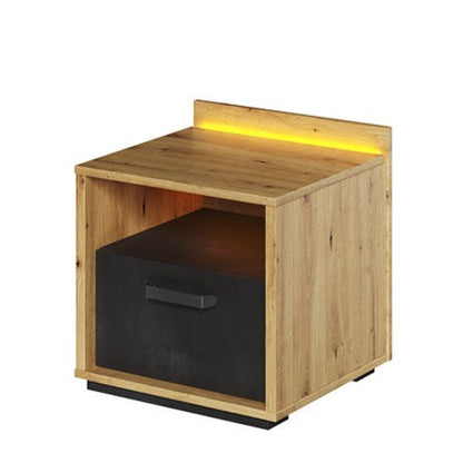 Qubic 10 Bedside Cabinet 45cm with LED