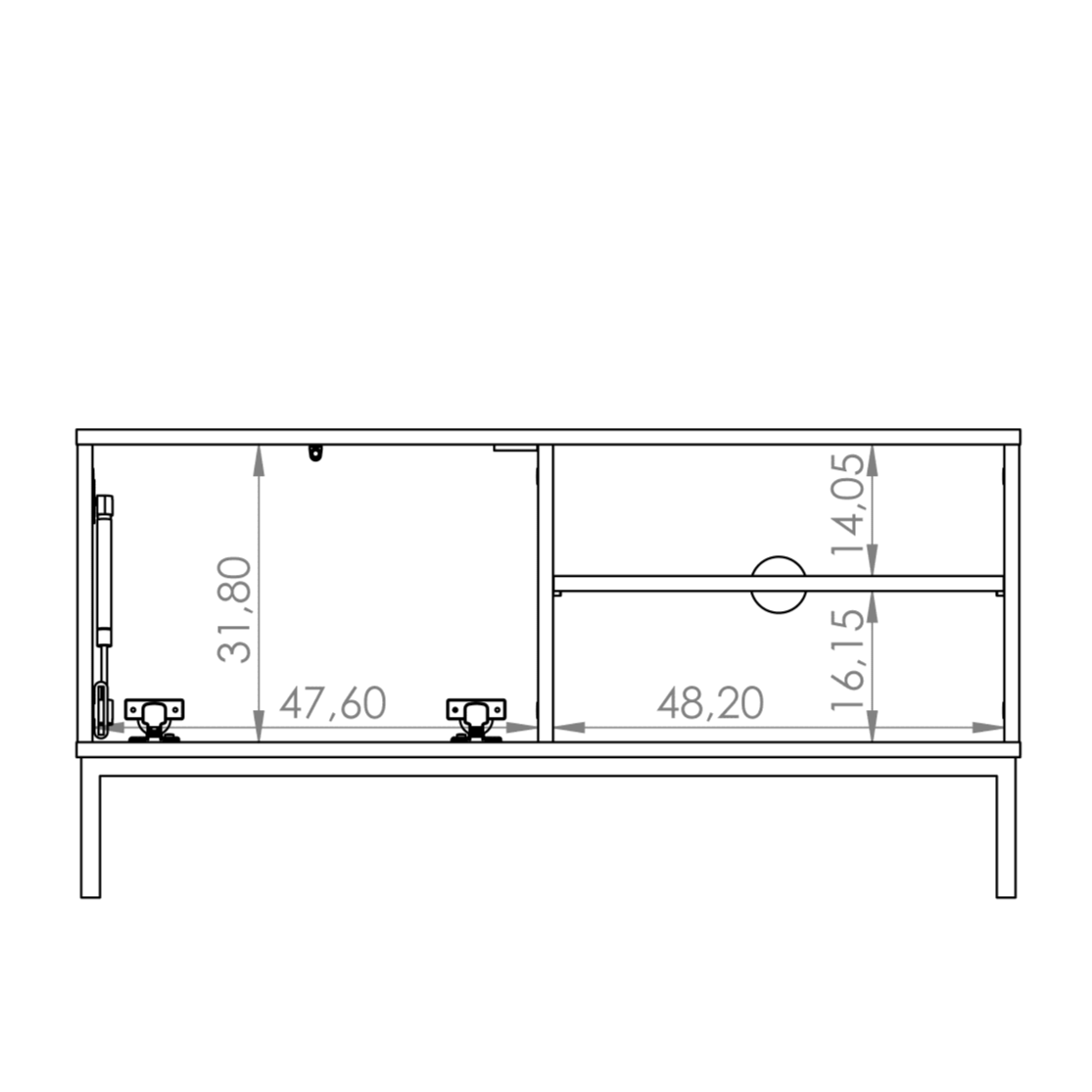 Querty 04 TV Cabinet 101cm