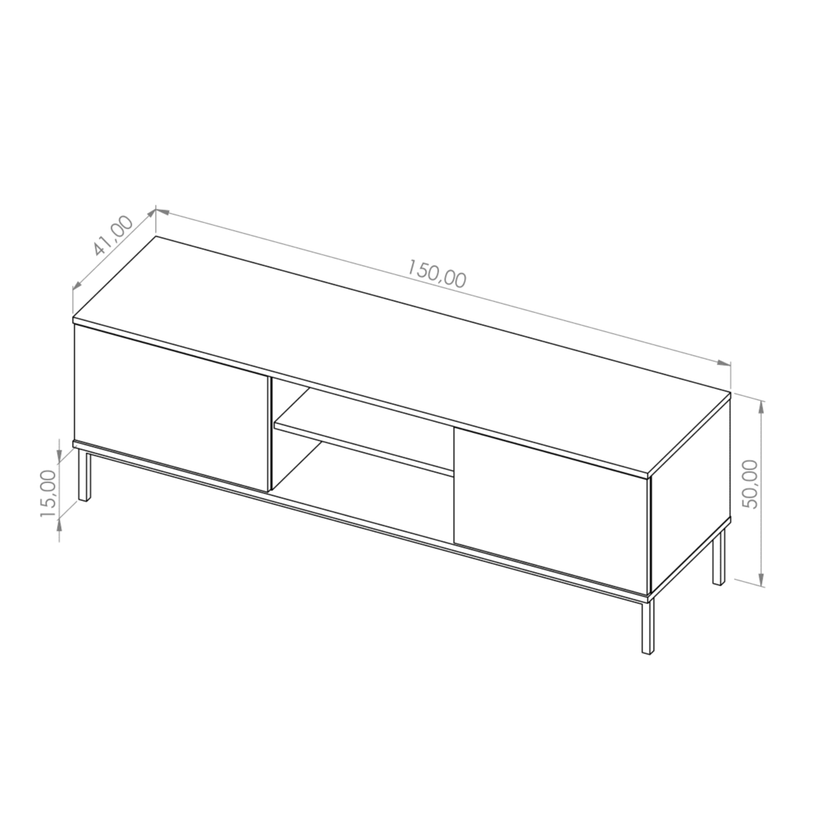 Querty 05 TV Cabinet 150cm