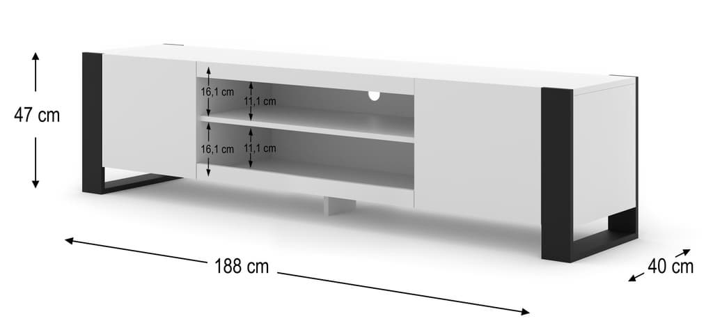 Mondi TV Cabinet 188cm