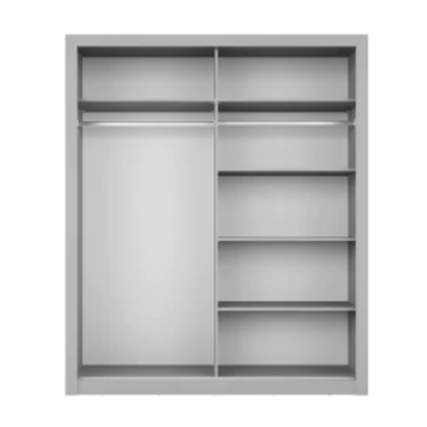 Artimas VI - 2 Sliding Door Wardrobe 120cm - White Matt