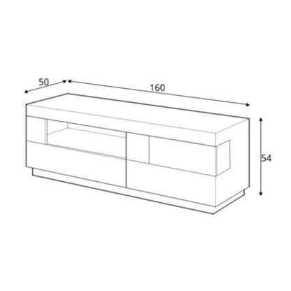 Silke 41 TV Cabinet 160cm