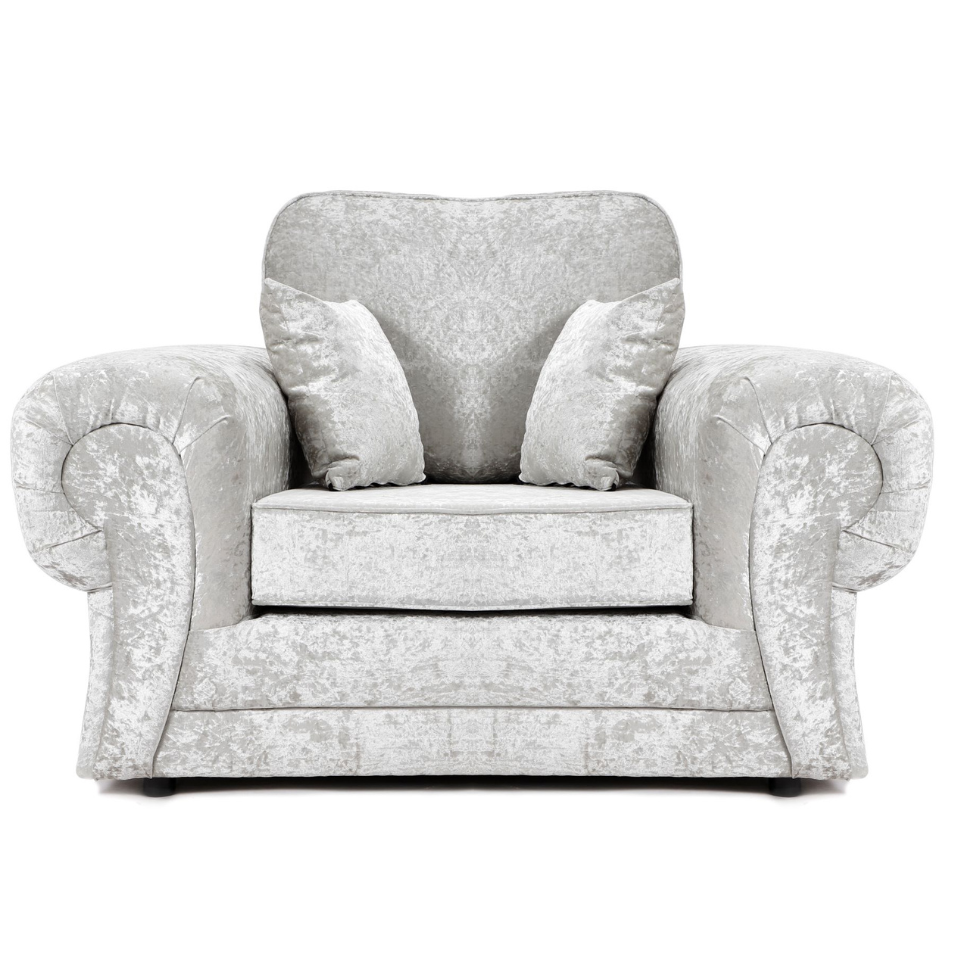 Arabia Crushed Velvet 3 Seater and 2 Seater Sofa Set