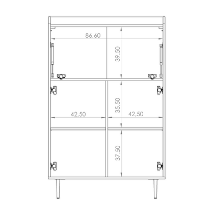 Vasina 03 Highboard Cabinet 90cm