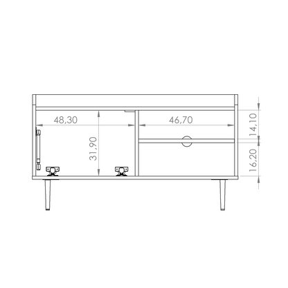 Vasina 07 TV Cabinet 100cm