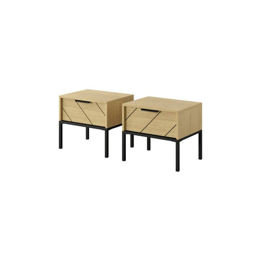 Verso Bedside Tables 47cm [Set Of Two]