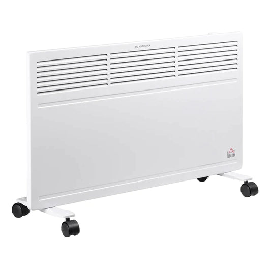Convector Radiator Heater Freestanding or Wall-mounted w/ Adjustable Thermostat