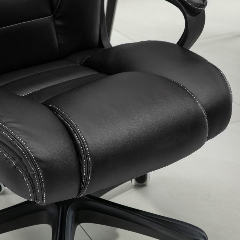 Vinsetto Faux Leather Massage Executive Office Chair - Black