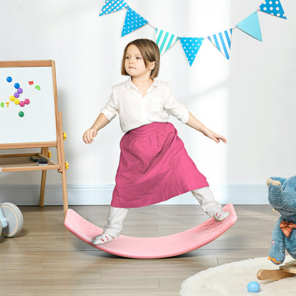 ZONEKIZ Balance Board, Kids Wobble board, for Ages 3-6 Years - Pink