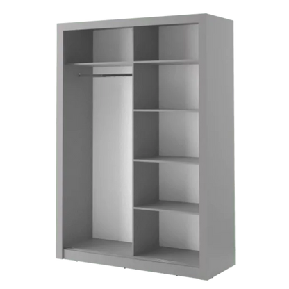 Artimas IV Sliding Door Wardrobe 150cm - Grey Matt