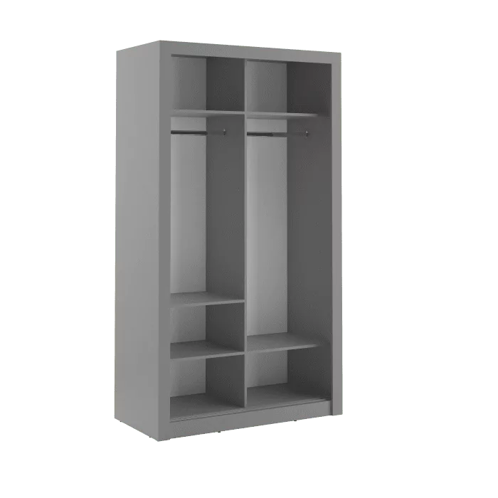 Artimas19 - 2 Sliding Door Wardrobe 120cm - Grey