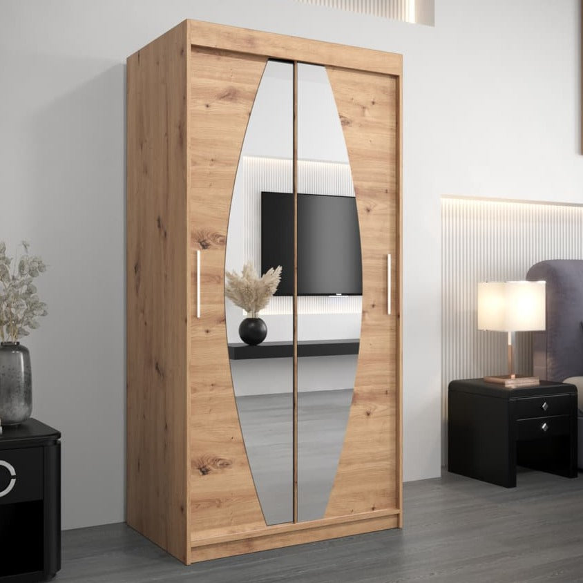 Elypse Sliding Door Wardrobe 100cm