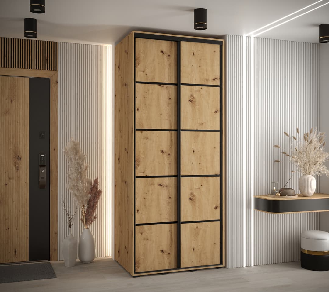 Cannes IV Sliding Door Wardrobe 120cm