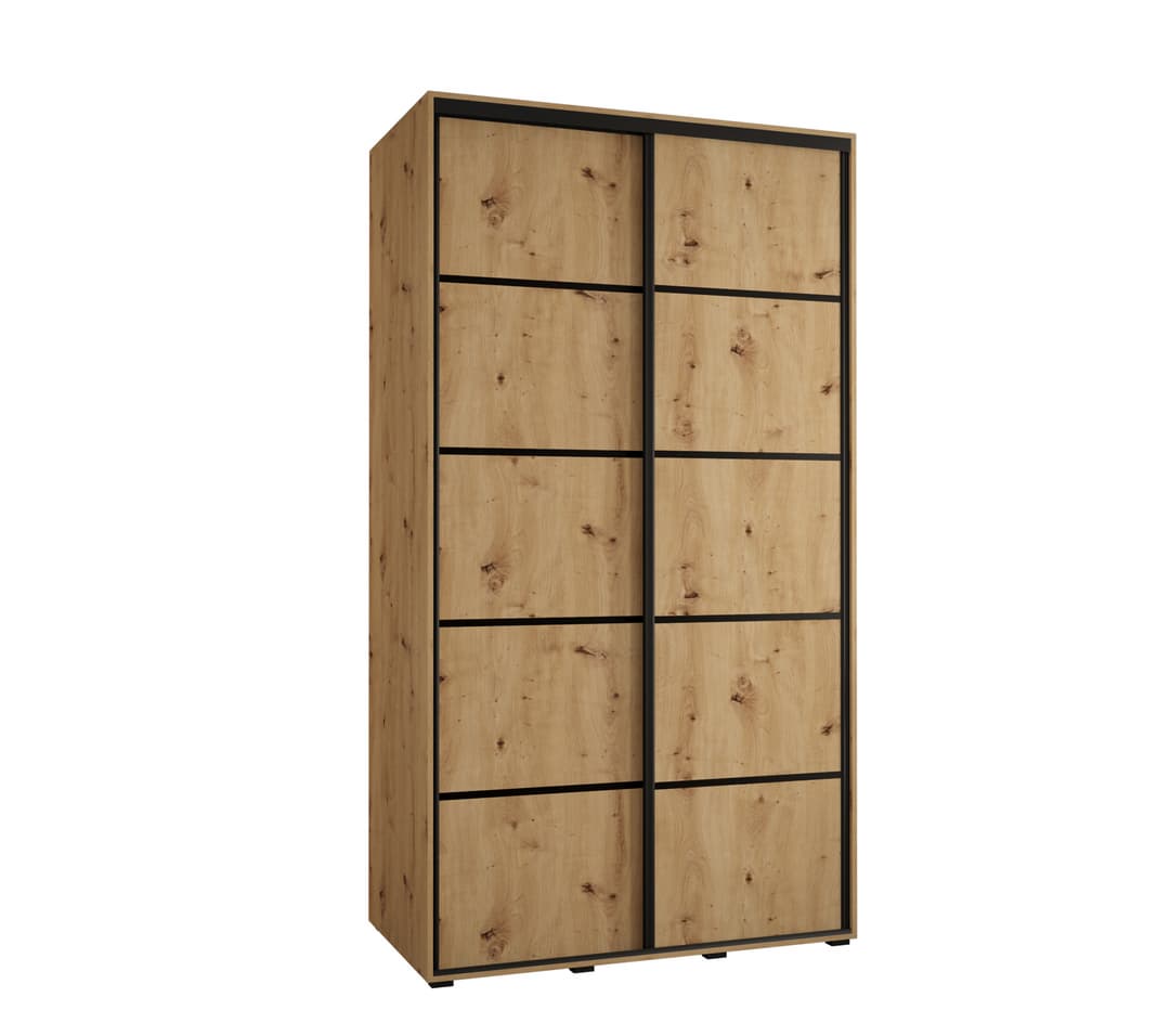 Cannes IV Sliding Door Wardrobe 130cm