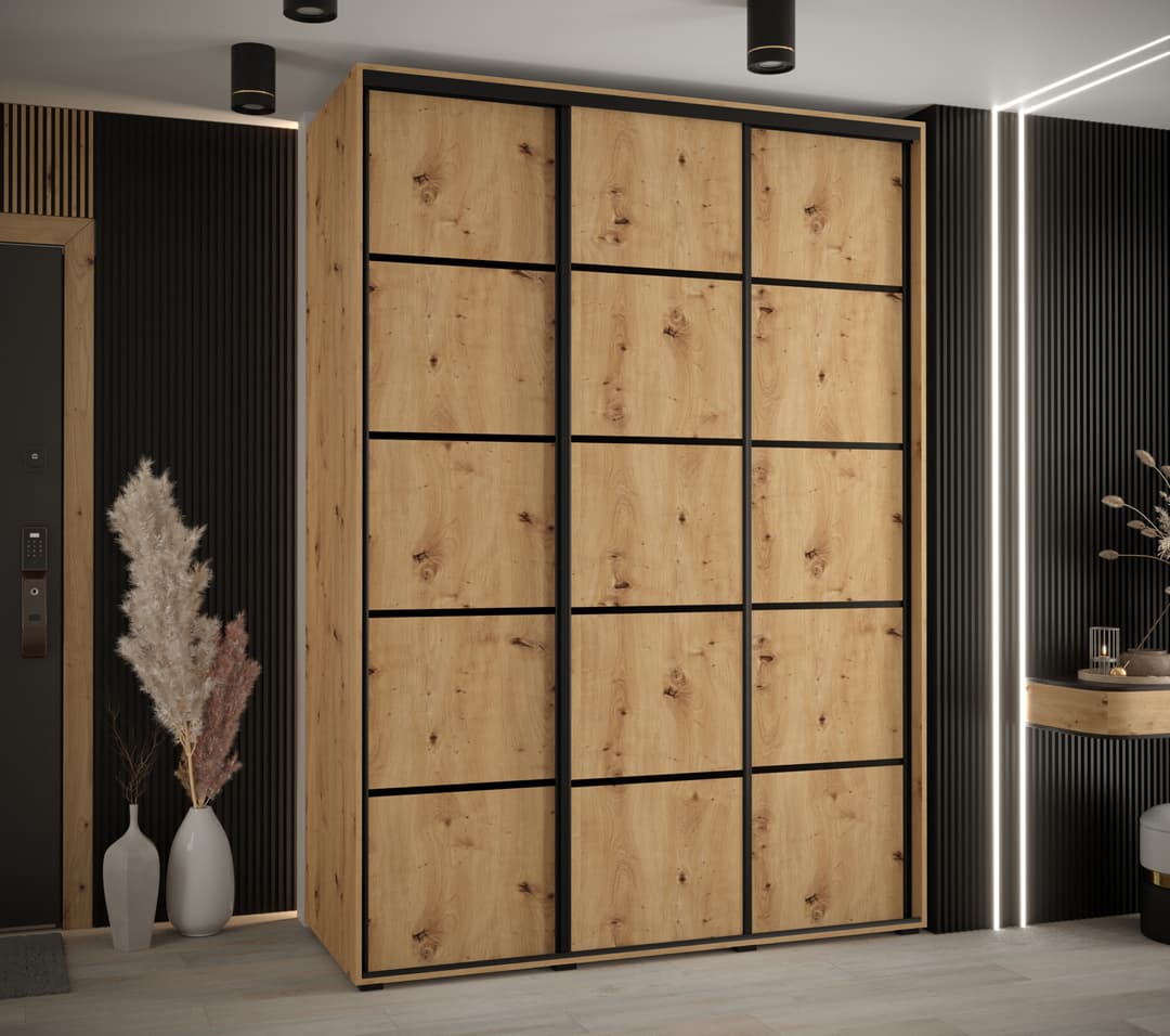 Cannes IV Sliding Door Wardrobe 170cm