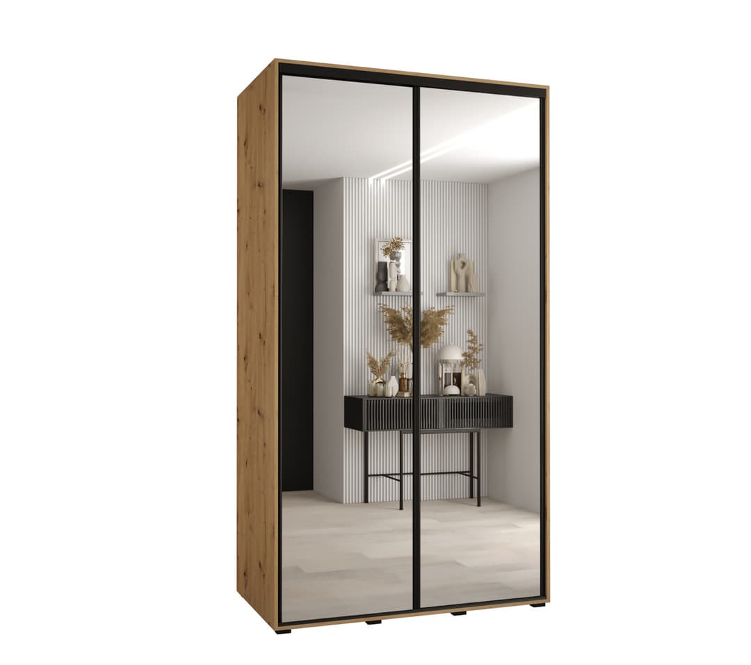 Cannes II Sliding Door Wardrobe 140cm