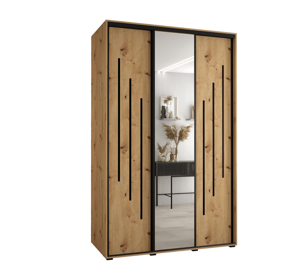 Cannes IX Sliding Door Wardrobe 150cm