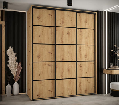 Cannes IV Sliding Door Wardrobe 190cm