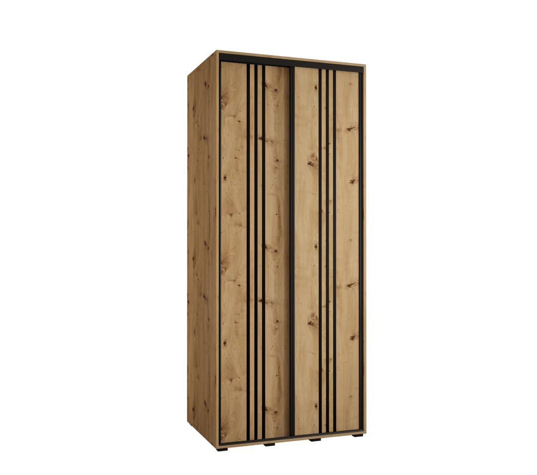 Cannes VI Sliding Door Wardrobe 110cm