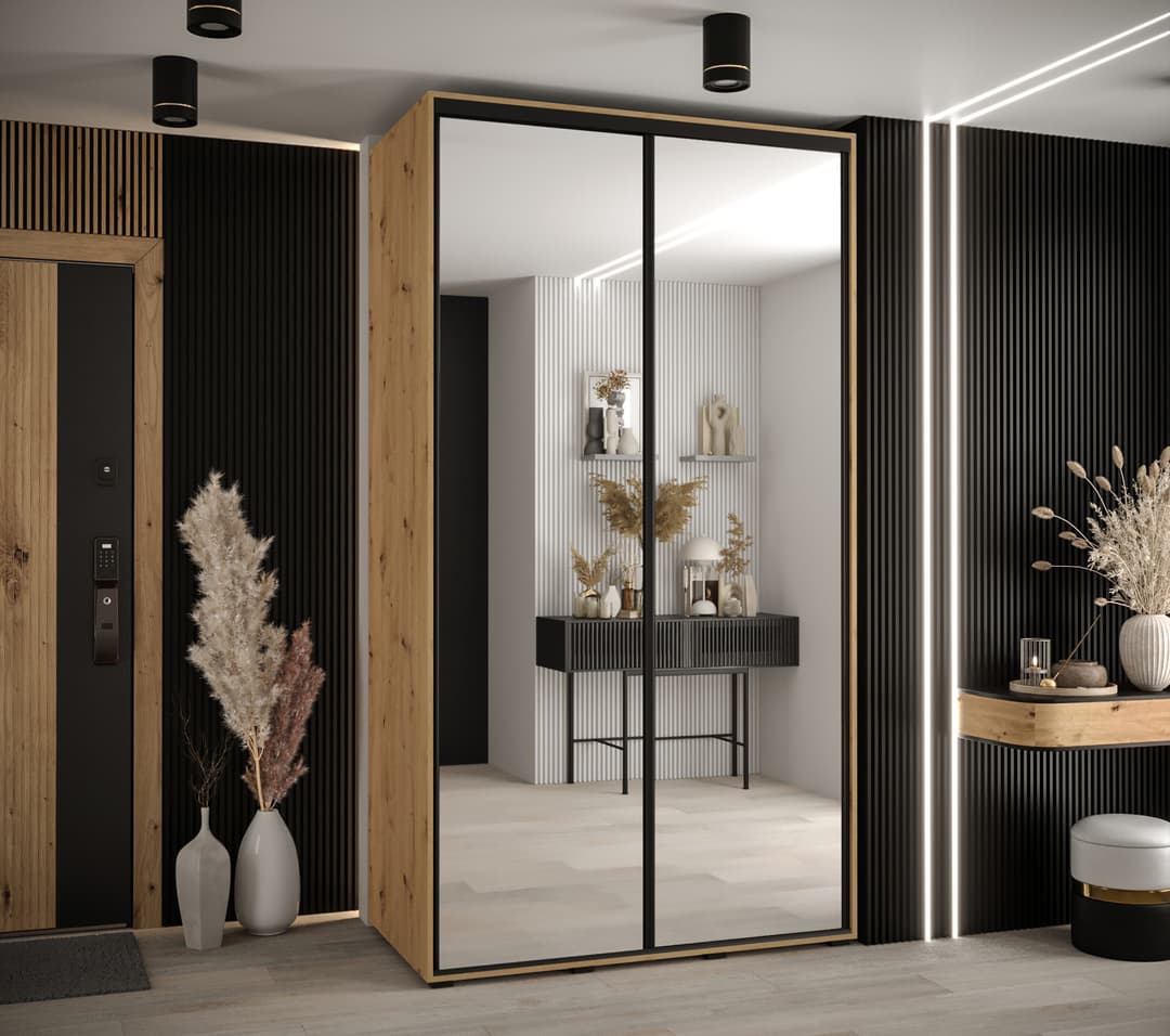 Cannes II Sliding Door Wardrobe 140cm