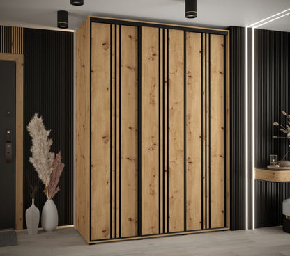 Cannes VI Sliding Door Wardrobe 180cm