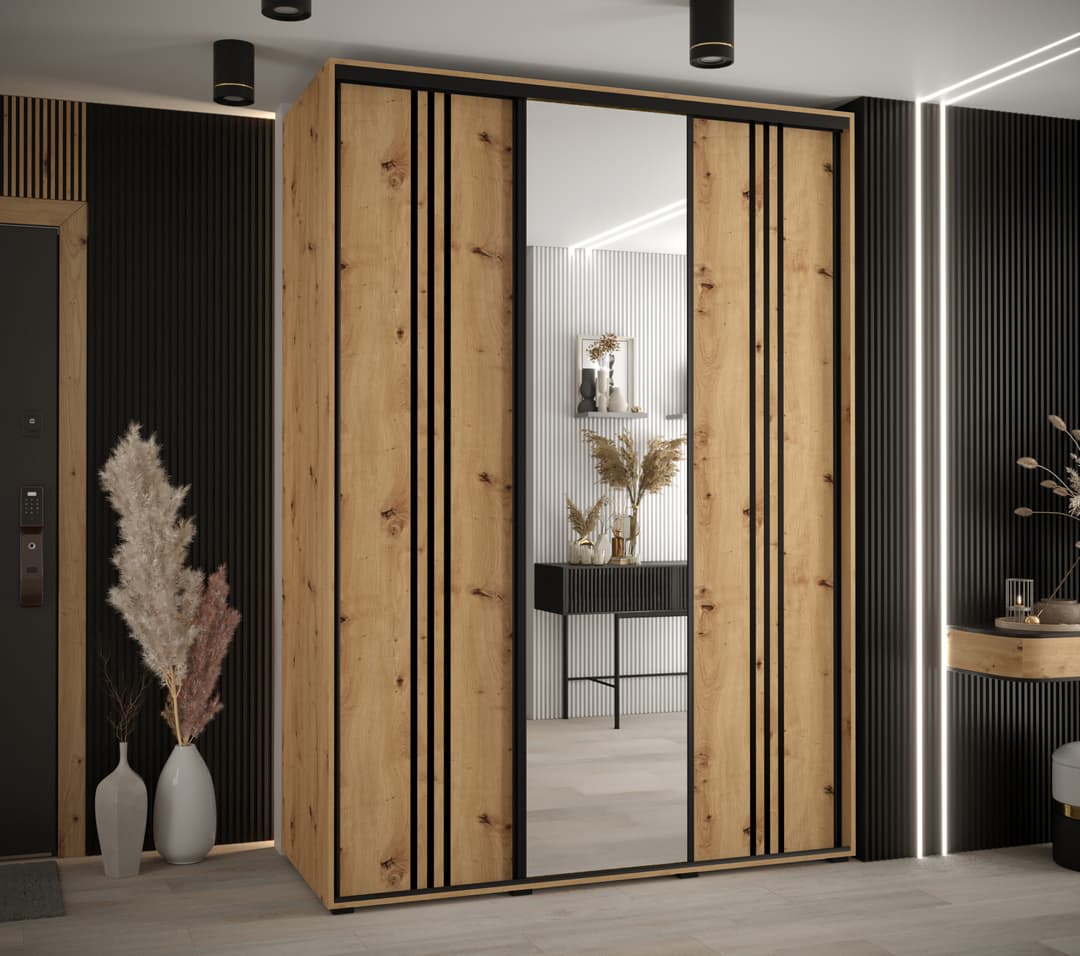 Cannes VII Sliding Door Wardrobe 170cm