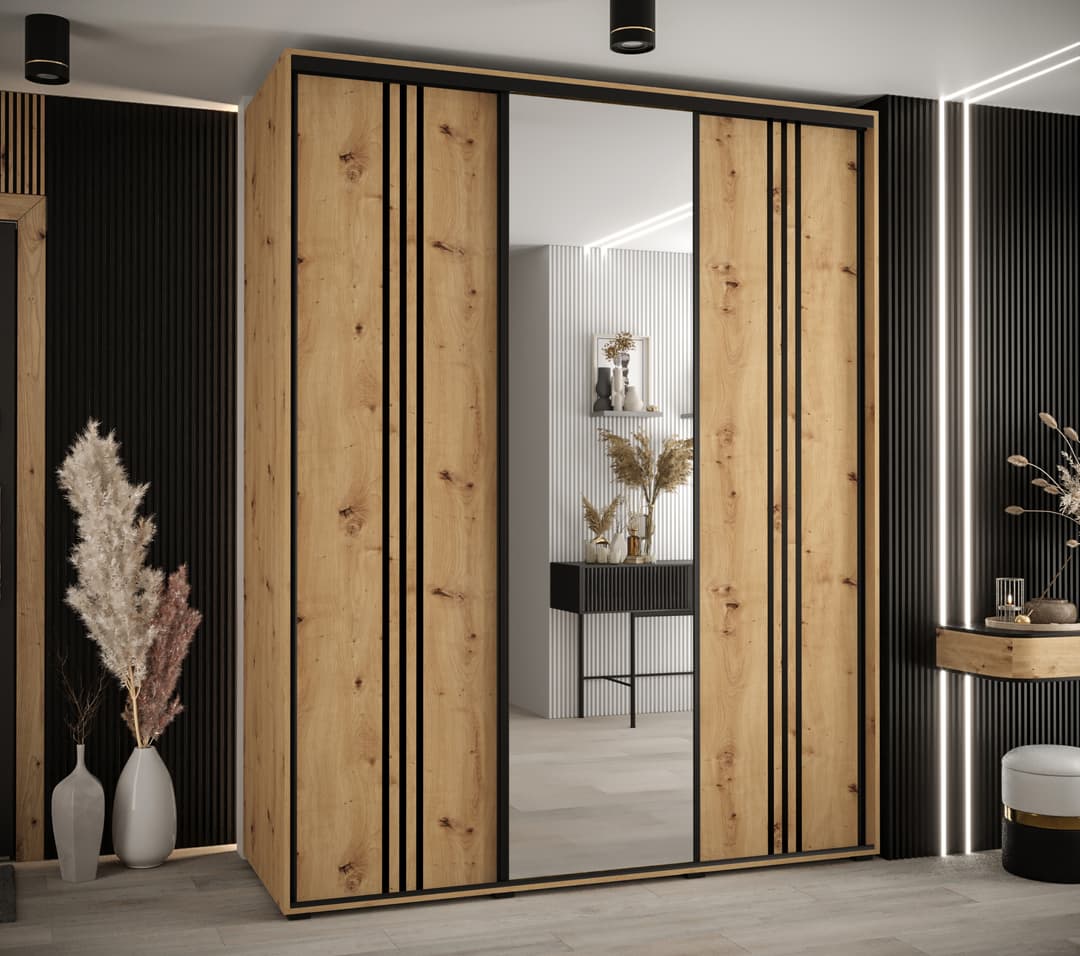 Cannes VII Sliding Door Wardrobe 200cm