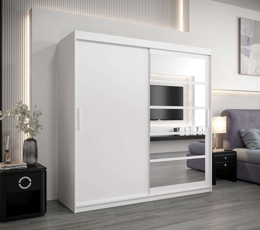 Roma I Sliding Door Wardrobe 200cm