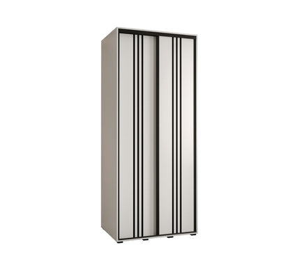 Cannes VI Sliding Door Wardrobe 100cm