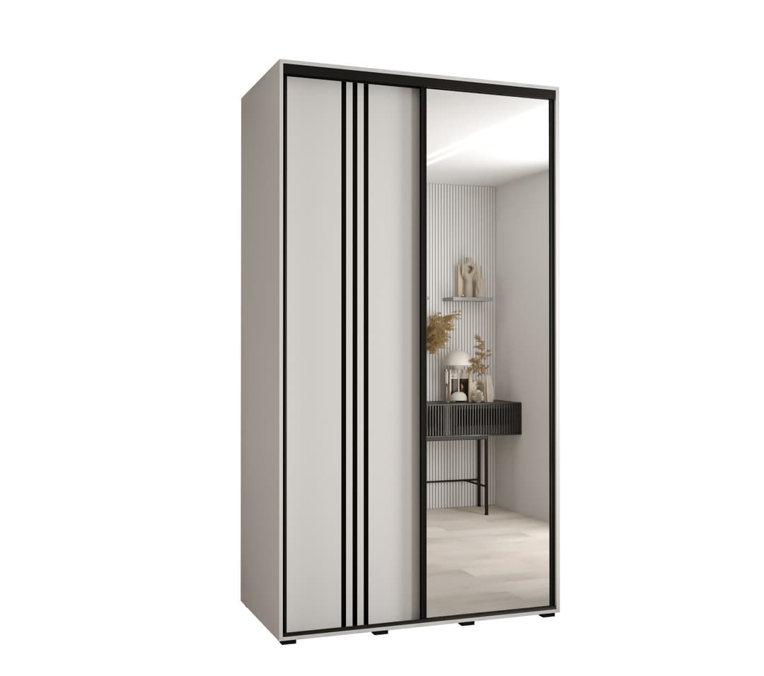 Cannes VII Sliding Door Wardrobe 140cm