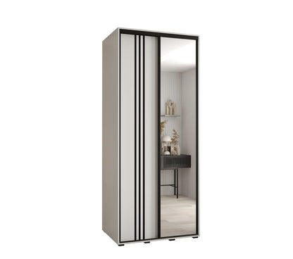 Cannes VII Sliding Door Wardrobe 100cm