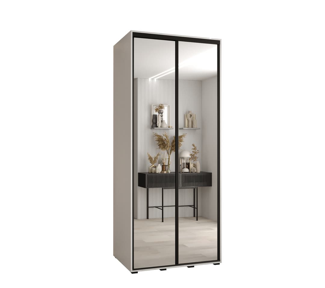 Cannes II Sliding Door Wardrobe 110cm