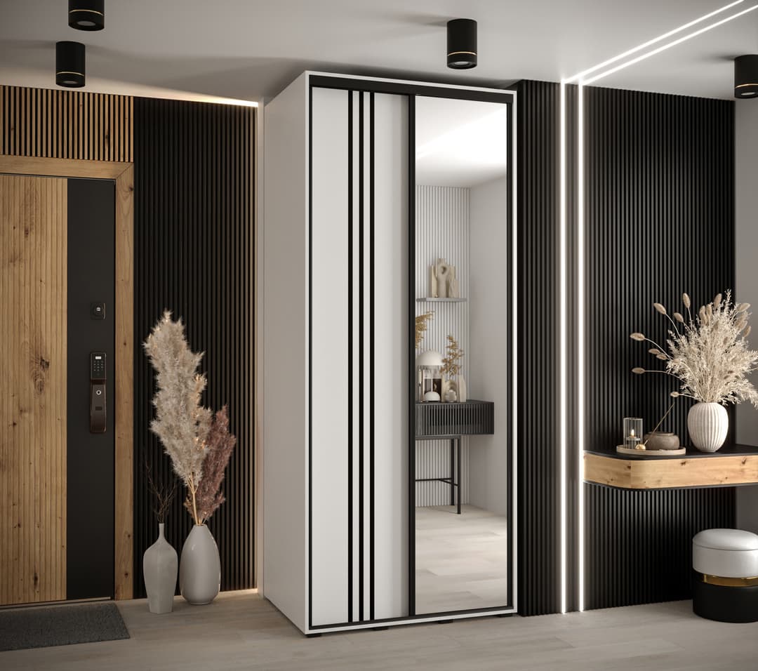 Cannes VII Sliding Door Wardrobe 120cm